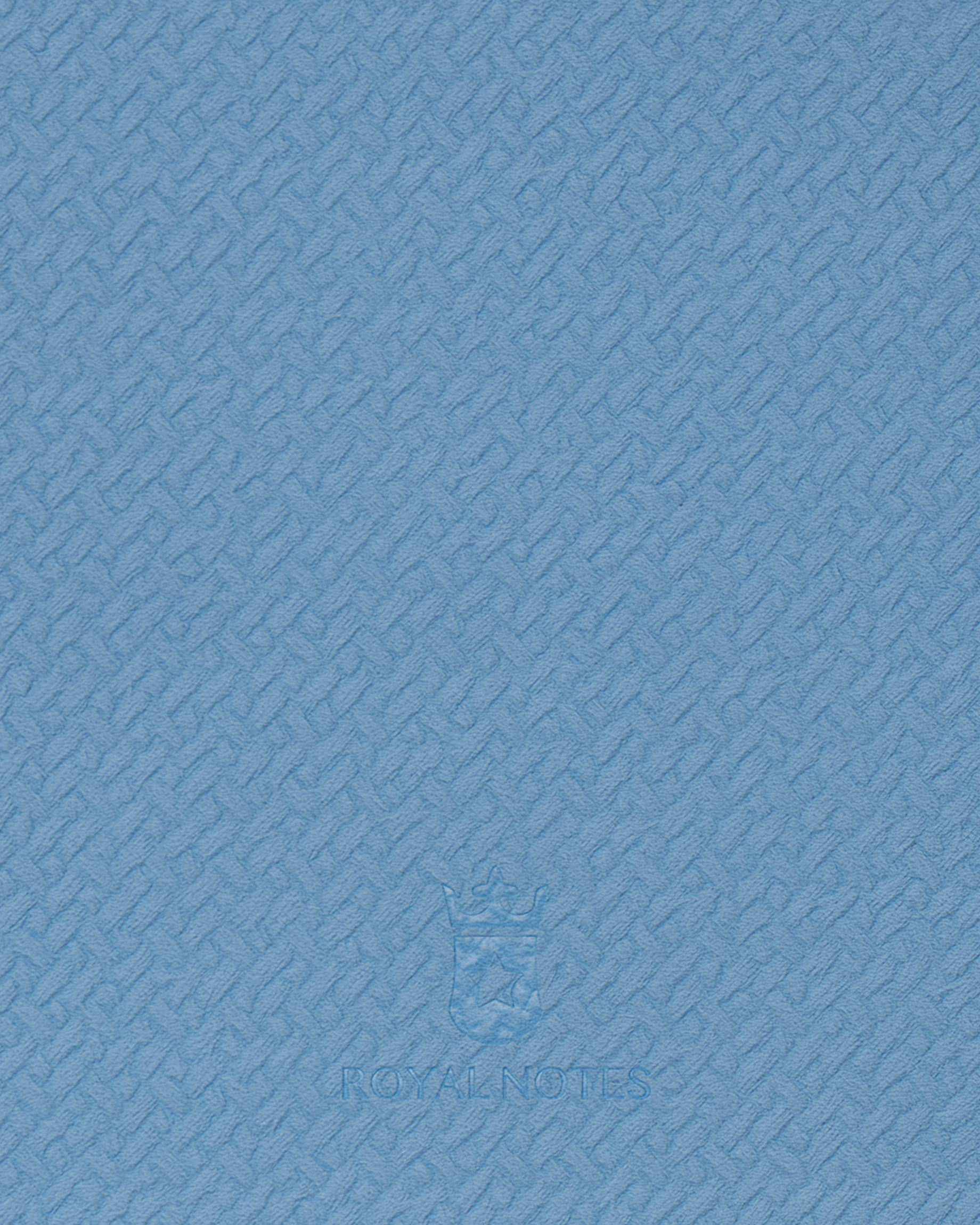 Royal Notes Notebook A5 — Intrecciato Azzurro