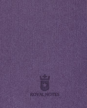 Royal Notes Notebook A5 — Velvet Quarzo Viola