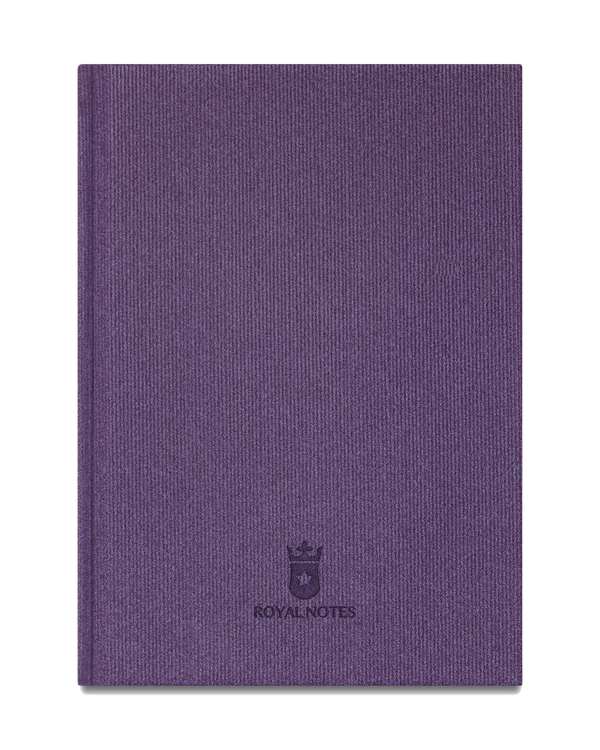Royal Notes Notebook A5 — Velvet Quarzo Viola