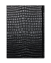 Royal Notes Notebook A5 — Nero Baby Croco