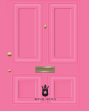 Royal Notes Notebook A5 — Strawberry scented