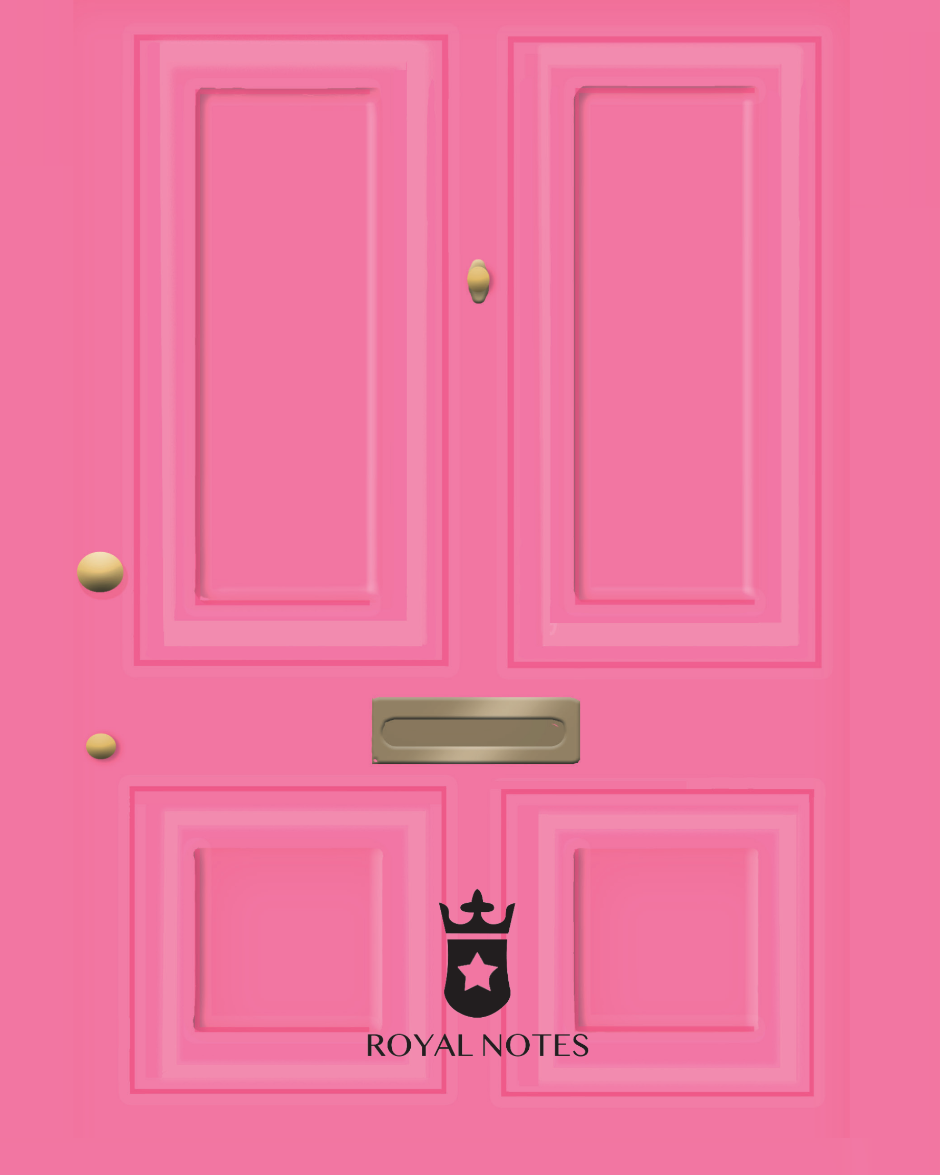 Royal Notes Notebook A5 — Strawberry scented