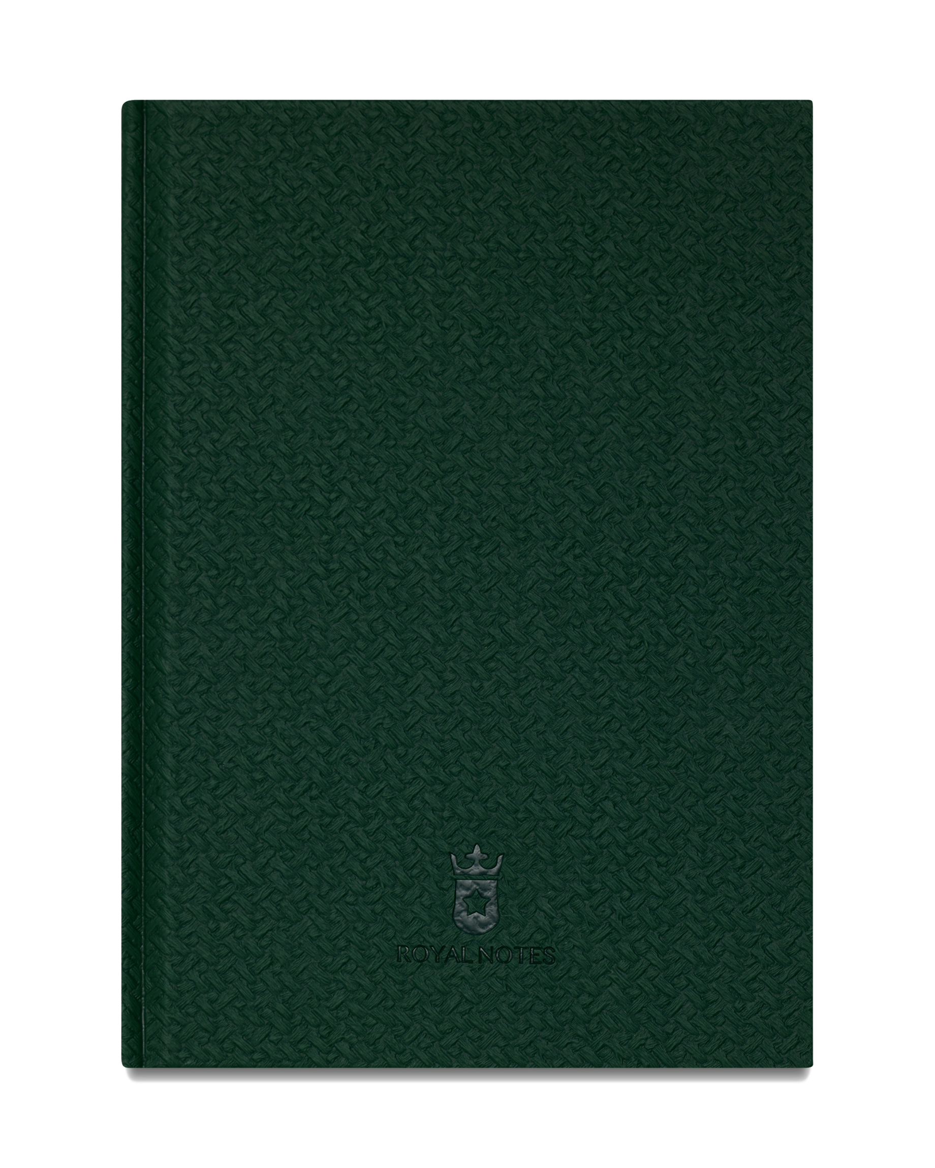 Royal Notes Notebook A5 — Intrecciato Verde