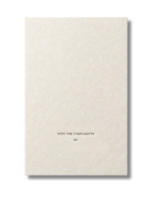 Custom Signature Name Card- 50 pz.