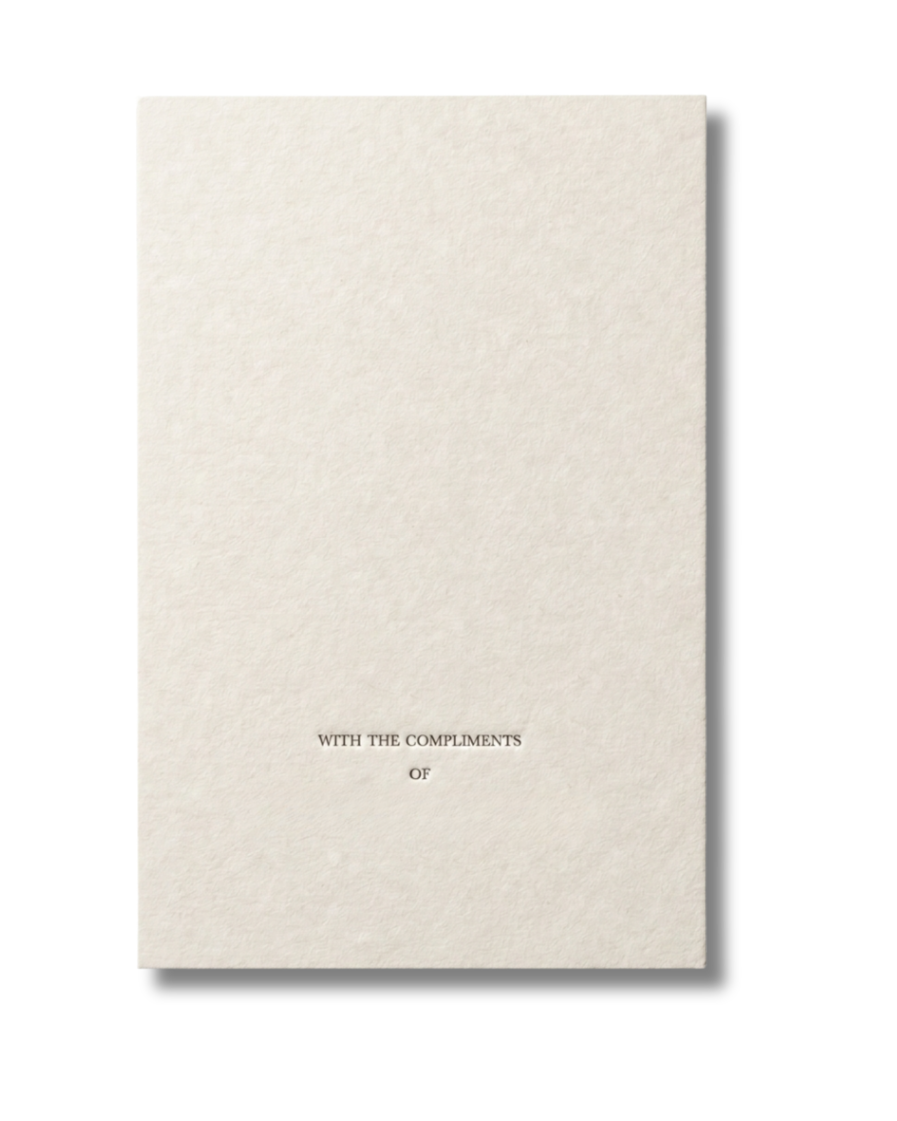 Custom Signature Name Card- 50 pz.