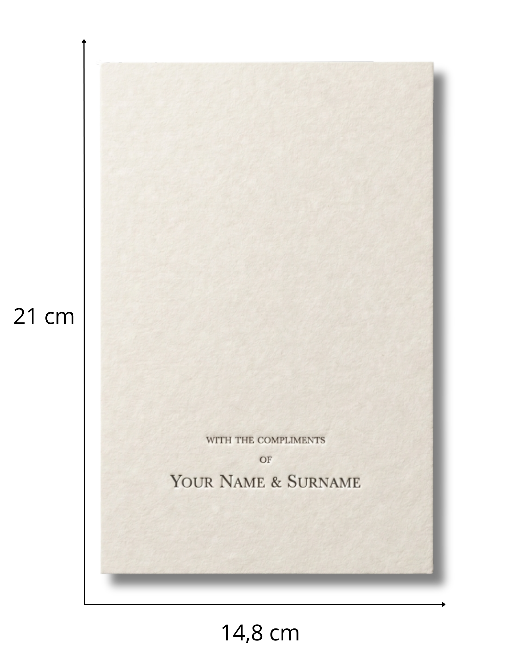 Custom Signature Name Card- 50 pz.