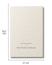 Custom Signature Name Card- 50 pz.