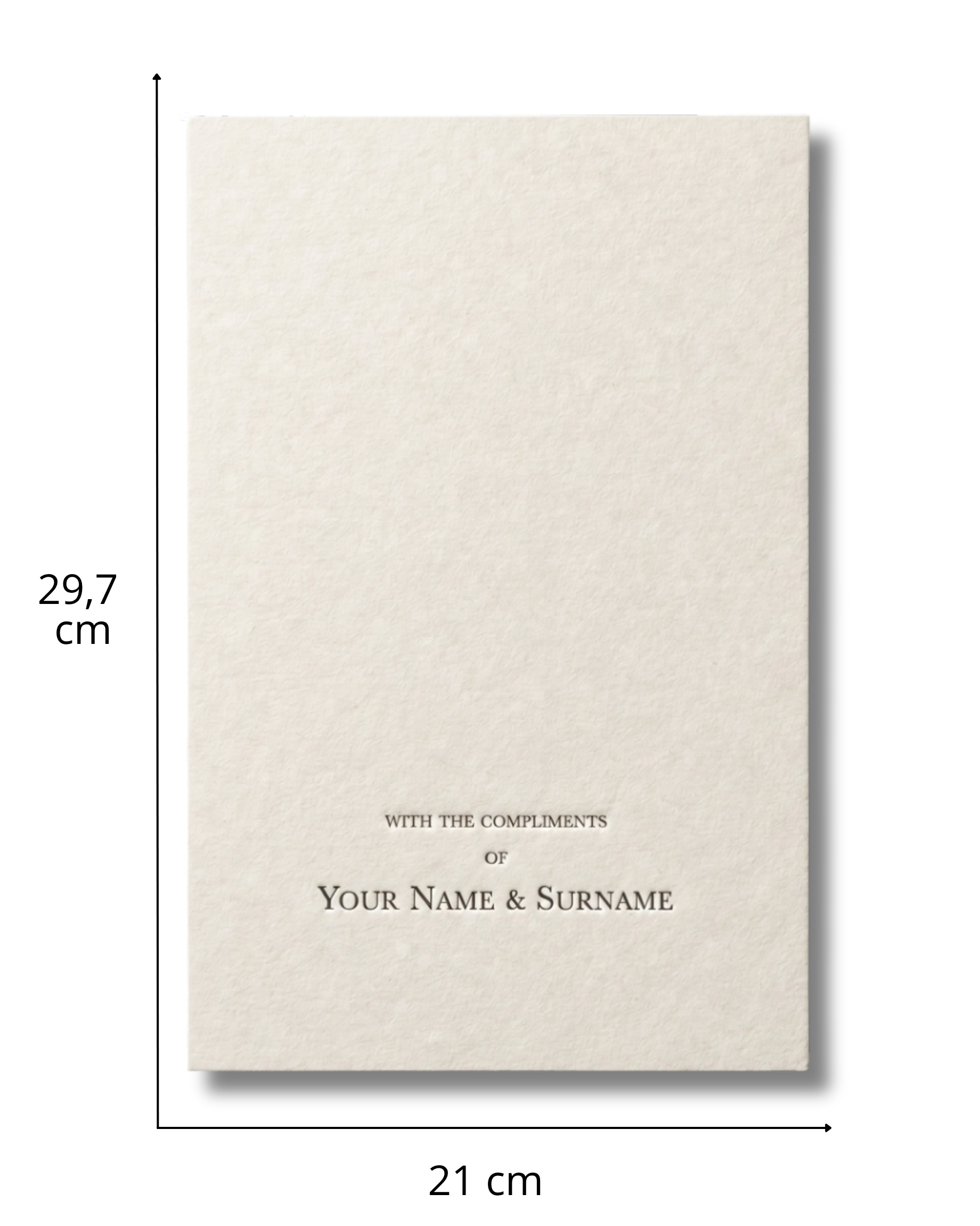 Custom Signature Name Card- 50 pz.