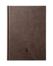 Royal Notes Notebook A5 — Marrone Nobile