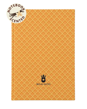 Royal Notes Notebook A5 — Waffle Vanilla scented