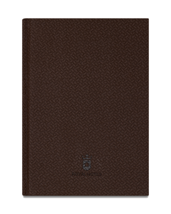 Royal Notes Notebook A5 — Intrecciato Testa di Moro