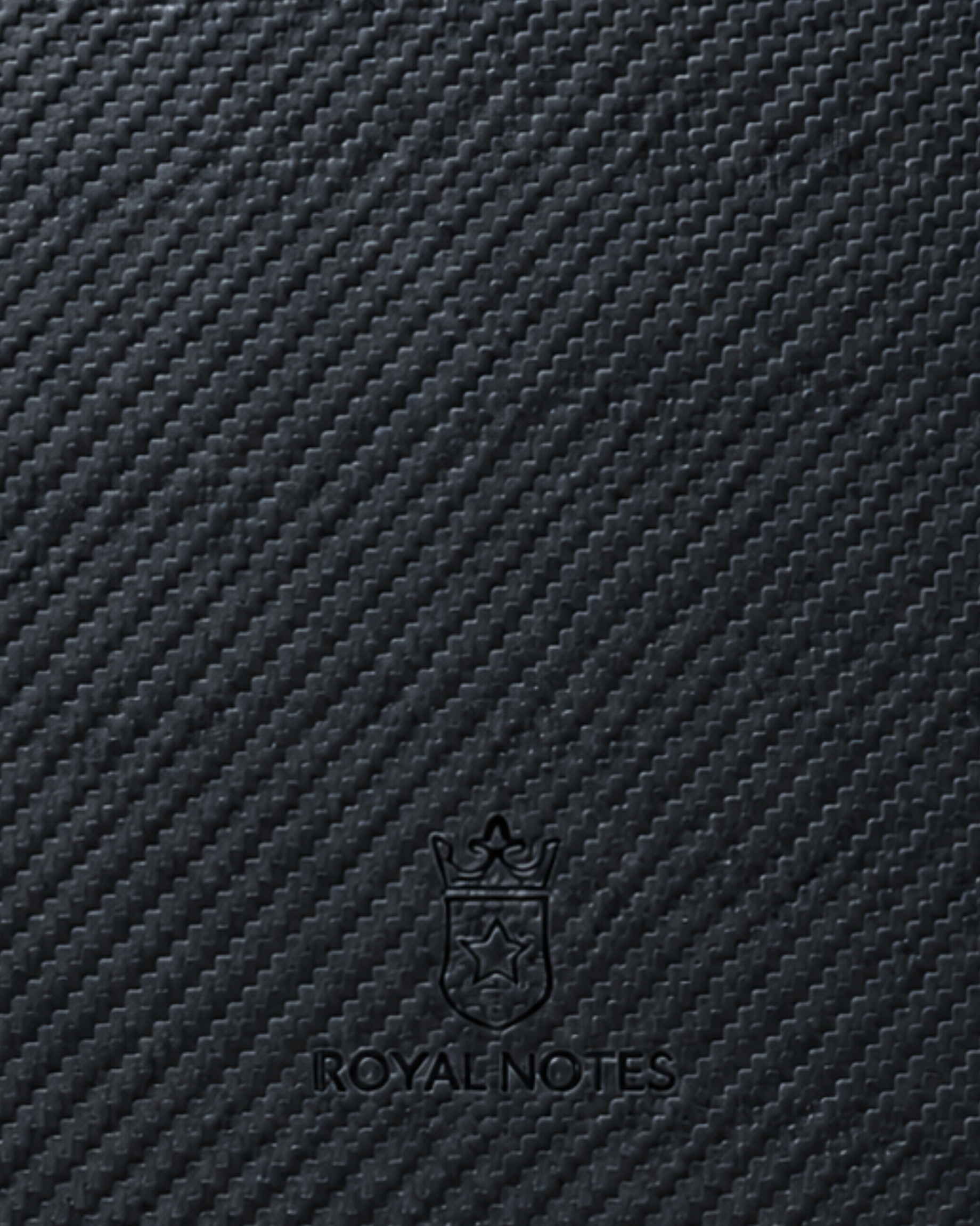 Royal Notes Notebook A5 — Carbon look