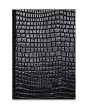 Royal Notes Notebook A5 — Nero Baby Croco