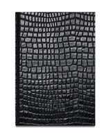 Royal Notes Notebook A5 — Nero Baby Croco